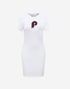 PRO STANDARD Philadelphia Phillies Retro Short Sleeve Classic Body Con Dress LPHB37318-WHT White 1