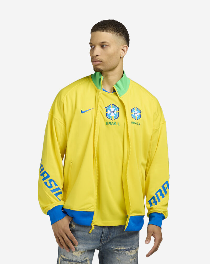 Nike Brazil Academy Pro Soccer Anthem Jacket FZ9388-718 Yellow 3