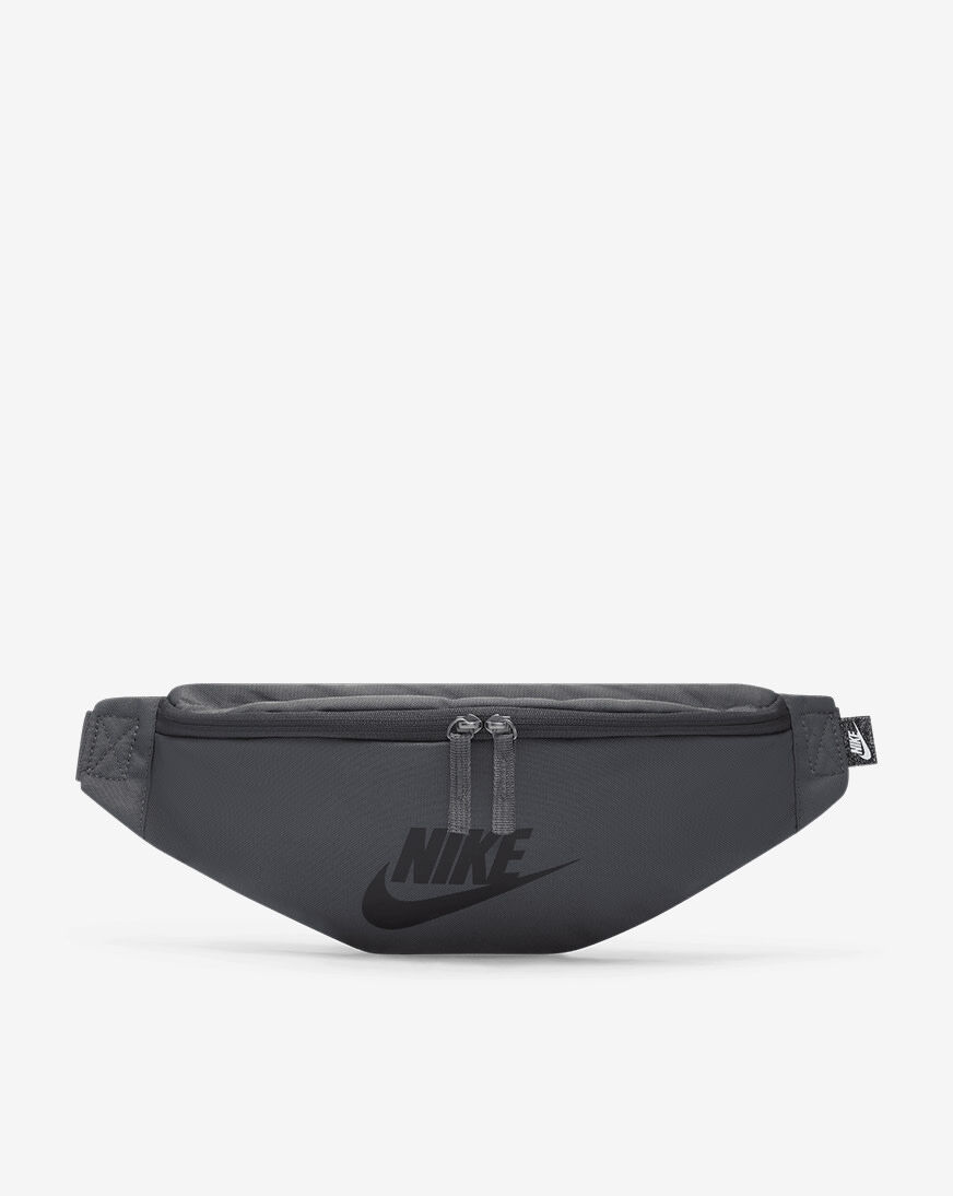 nike black heritage hip pack