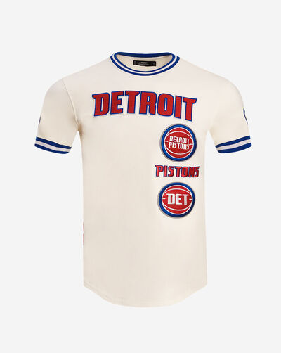 Detroit Pistons Retro Classic Double Knit Tee