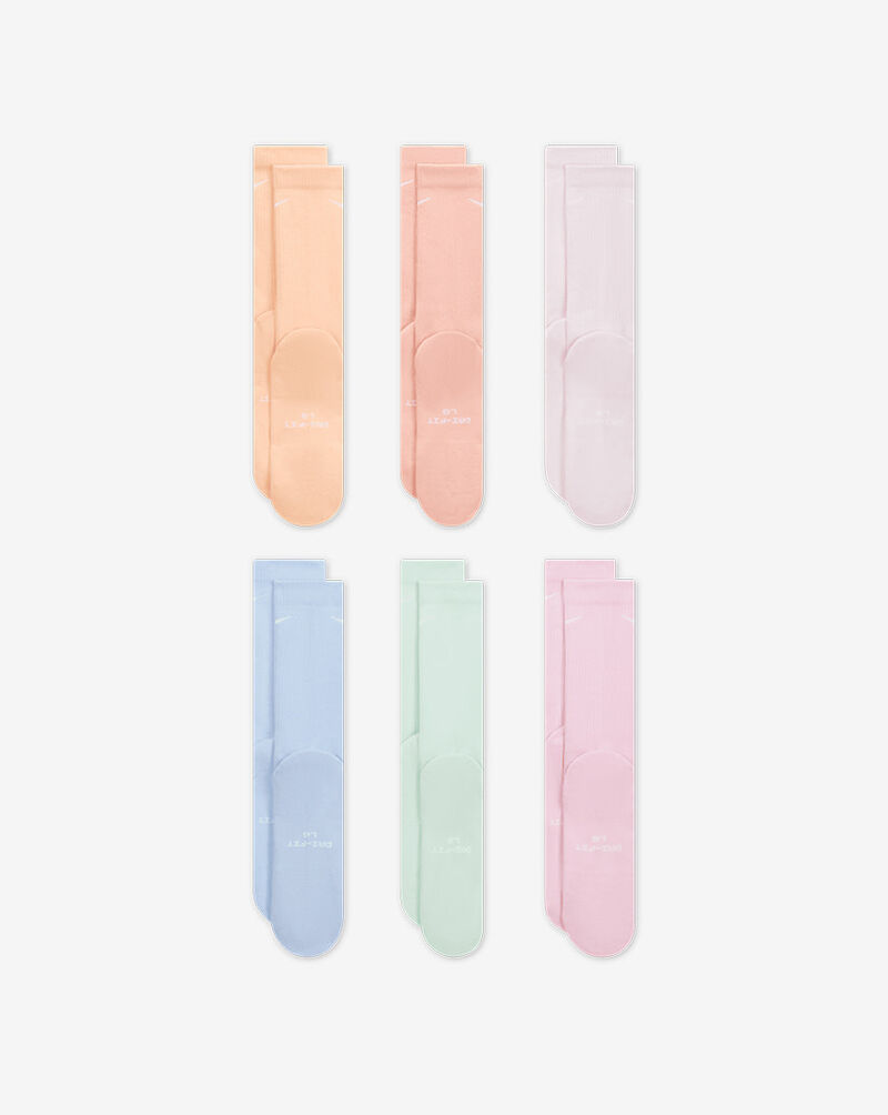 Nike Everyday Plus Cushion 6Pk Crew Socks HQ8021-908 Multi 3