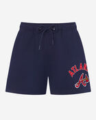 PRO STANDARD Atlanta Braves Classic Fleece Short  LABF37206-MDN Blue 1