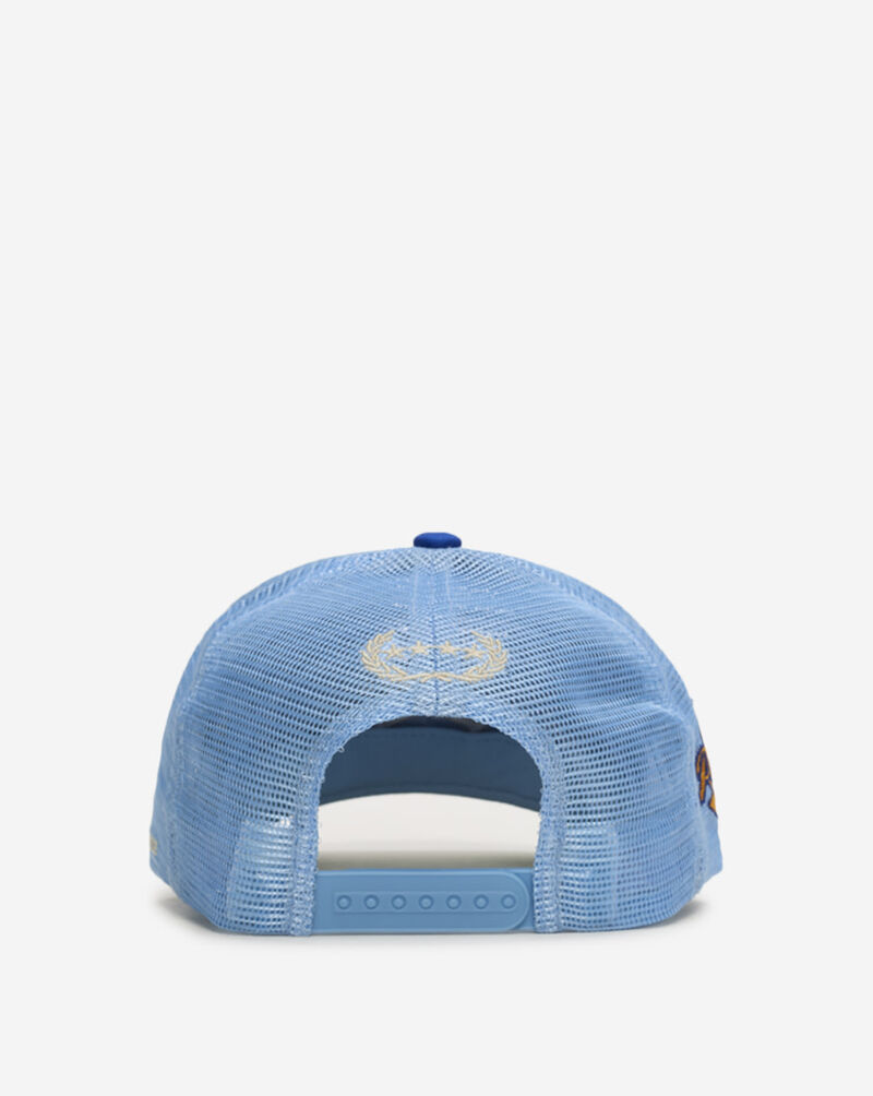 Field Grade Trust No One Twill Mesh Back Trucker Hat 1005218 Blue 3