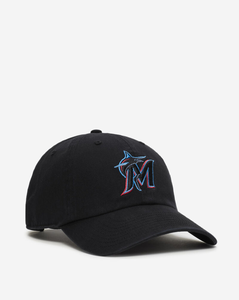 '47 Brand Miami Marlins Dad Cap B-RGW28GWS-BKB Black 1