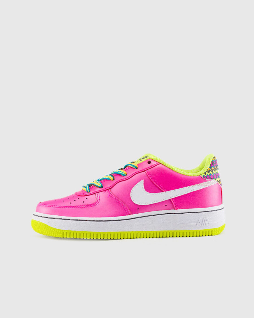 pink nike air force 1 grade school