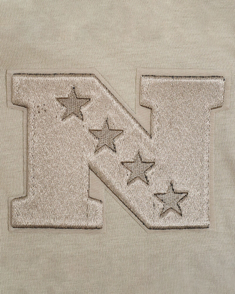 PRO STANDARD Detroit Lions Wingspam Drop Shoulder Tee FDL1410527-TAU Beige 2