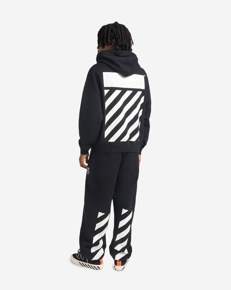 L/AB c/o Off-White L/AB Core Diagonal Hoodie 44LABF26K051-001 Black 6