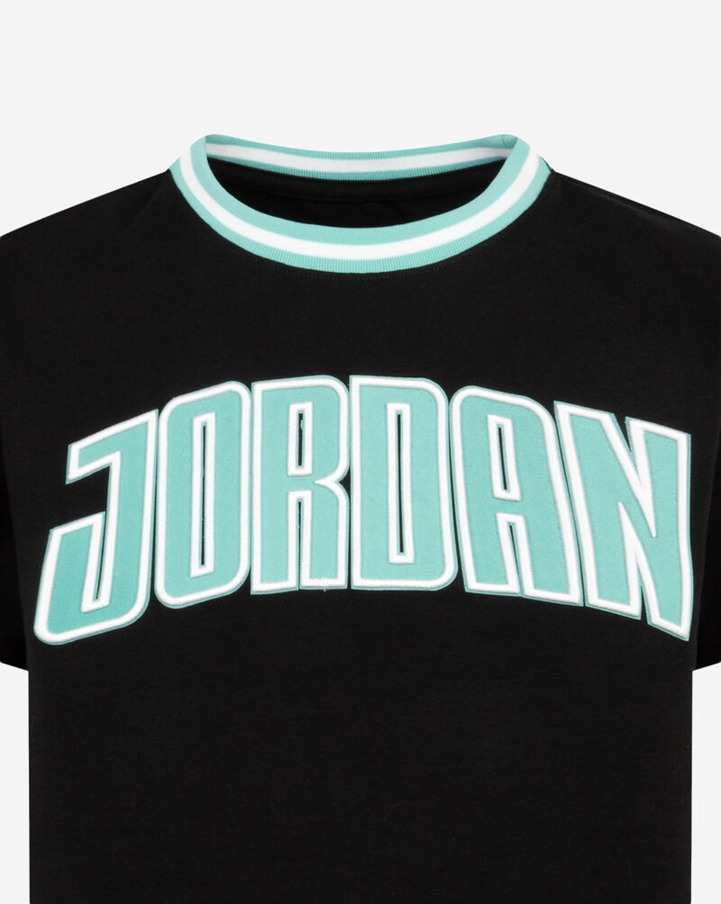 Jordan Big Kids' Short Sleeve Jersey T-Shirt 95D954-023 Black 2