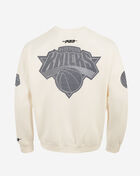 PRO STANDARD New York Knicks Reverse French Terry Drop Shoulder Fleece Crewneck BNK5515857-EGG cream 3