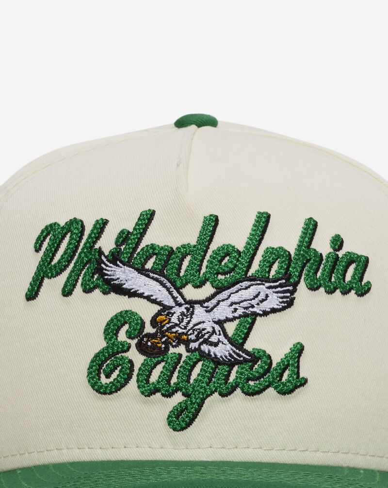 New Era 9Fifty Philadelphia Eagles Chainstitch Snapback Hat 60727197 cream 2
