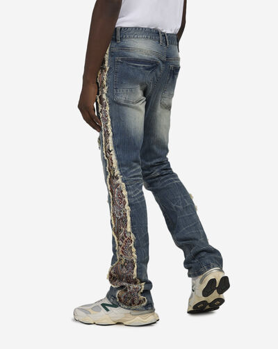 Stacked Tapestry Jean
