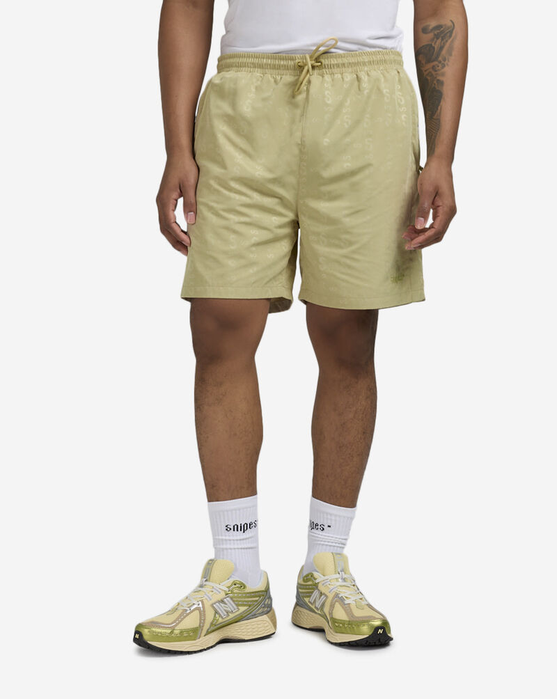 SNIPES Logo Repeat Nylon Shorts SNQ225003M-KHA Beige 1