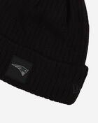 New Era New England Patriots Rubberized Knit Beanie 60833850 Black 2