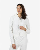 Big Bling Velour Full-Zip Hoodie