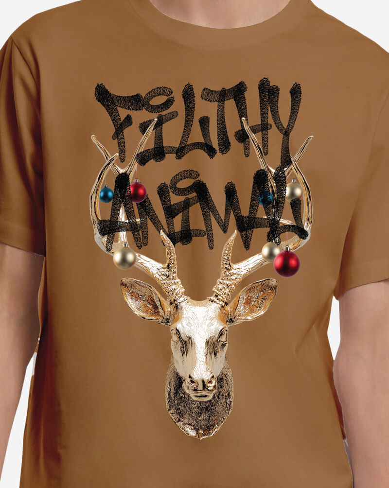 Mister Tee Filthy Animal Reindeer Tee MTUS553-US-00987 Brown 2