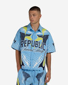 Smoke Rise Republic Woven Shirt WH26S551SNZ-BLU Blue 1