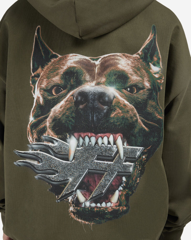 Forgotten Faces Forgotten Pit Bull Hoodie FOFUS155-00176 Green 4