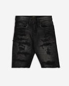 Jordan Craig Kids' Distressed Shorts (2-7) J331SK-INDUSBLK Black 1