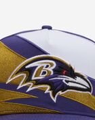 New Era 9Fifty Baltimore Ravens Retro A-Frame Snapback Hat 60974179 Purple 2