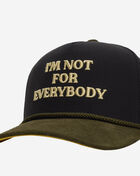 Field Grade I'm Not For Everybody Duck Suede Trucker Hat 1005046 Black 2