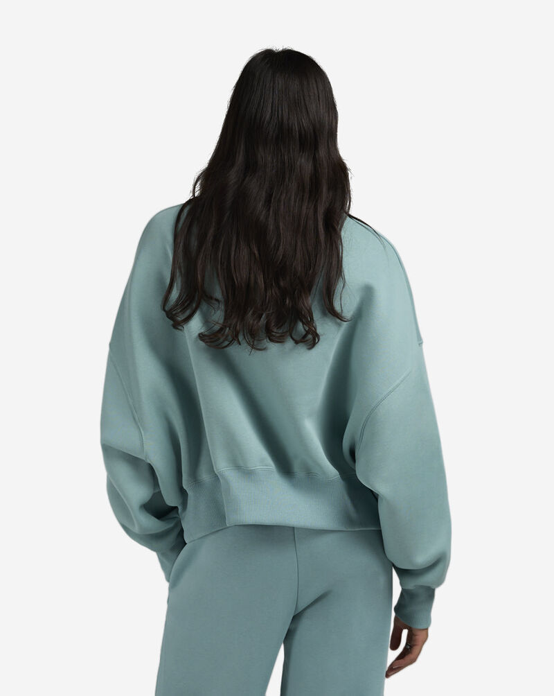 Nike Phoenix Fleece Over-Oversized Crew-Neck Sweatshirt DQ5761-017 Green 2