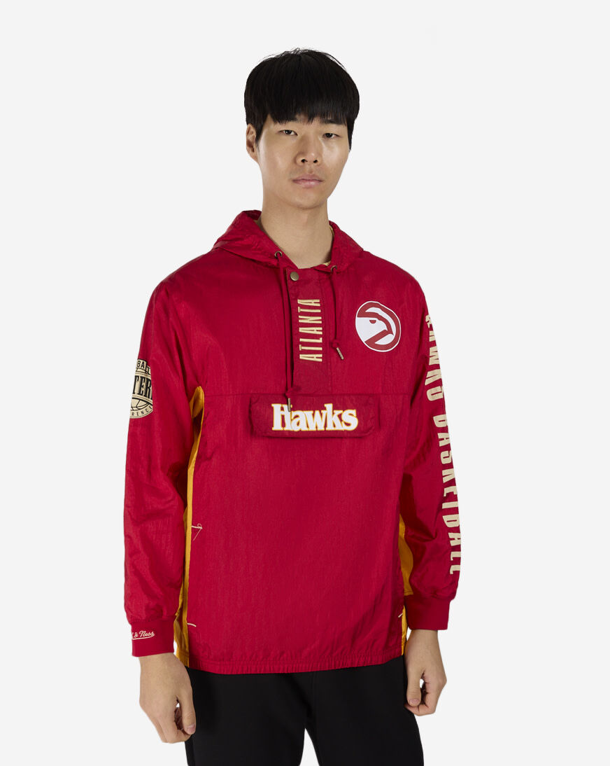 Shop Mitchell Ness Atlanta Hawks Team OG 2.0 Vintage Logo Anorak
