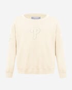 PRO STANDARD Big Boys' Philadelphia Phillies Neutral Fleece Crewneck LPHB5315027-EGG cream 1