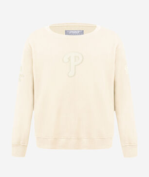 Big Boys' Philadelphia Phillies Neutral Fleece Crewneck