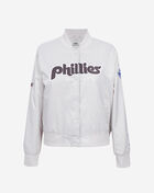 PRO STANDARD Philadelphia Phillies Classic Satin Jacket  LPHU34604-SIL silver 1
