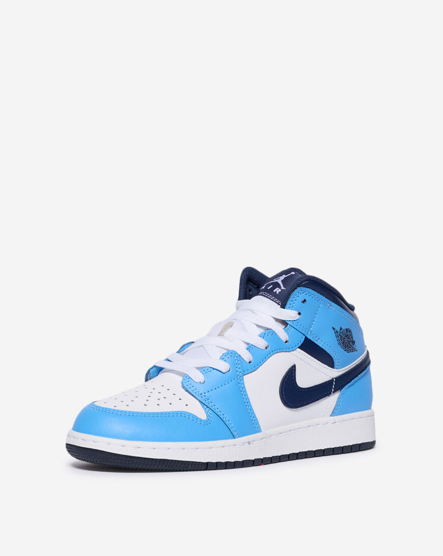 Shop Jordan Big Kids' Air Jordan 1 Mid DQ8423-405 blue | SNIPES USA