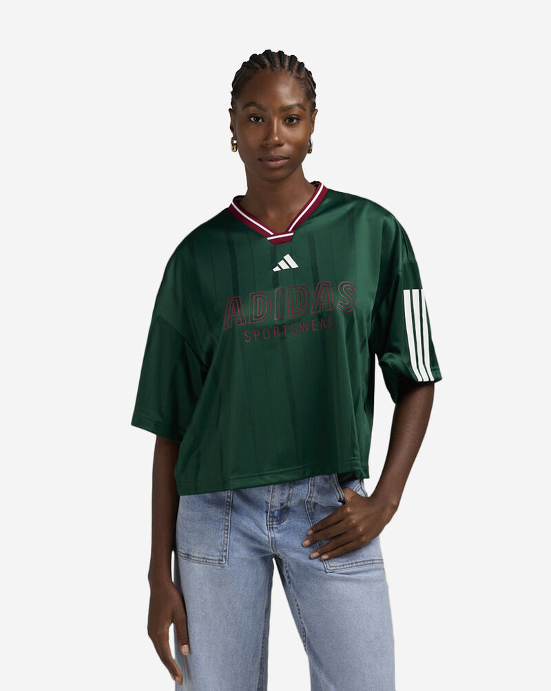 adidas Tiro Nations Pack Boyfriend T-Shirt JW6850 Green 1