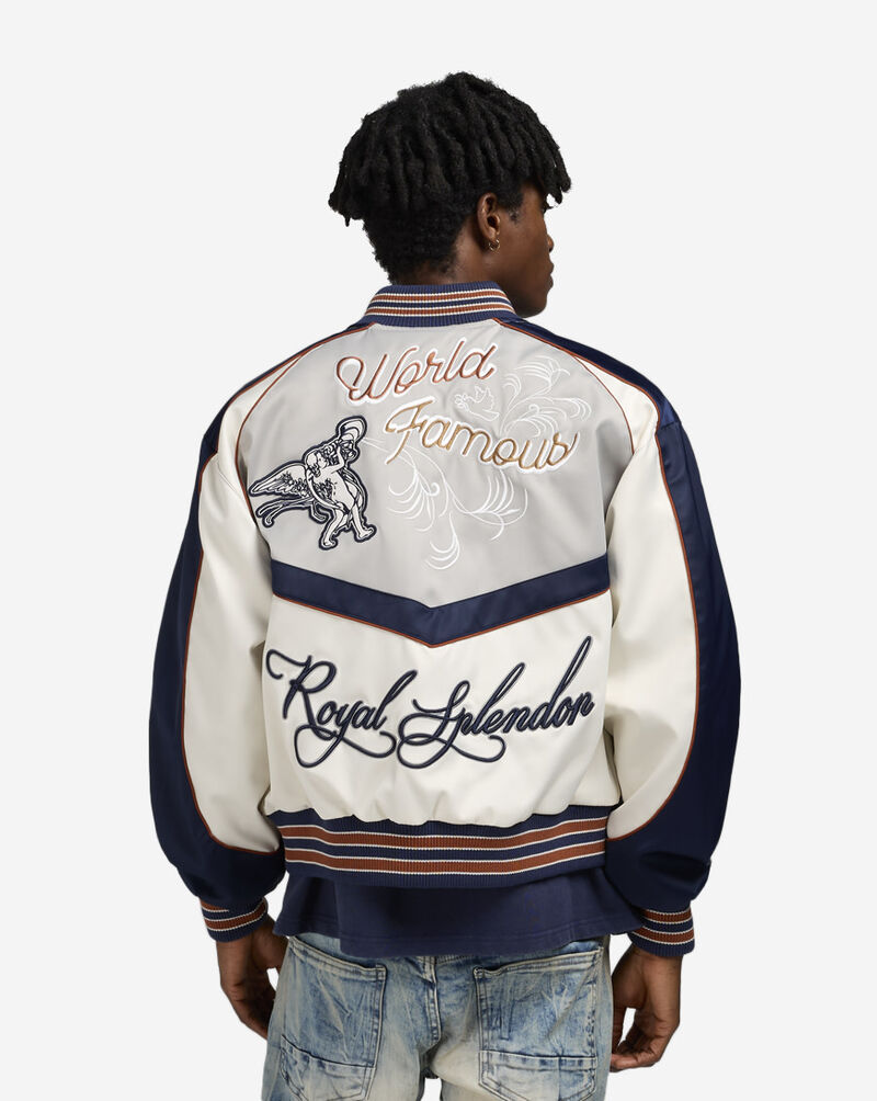 Smoke Rise Ivy Nylon Bomber Jacket OJ25580SN-PEA cream 2