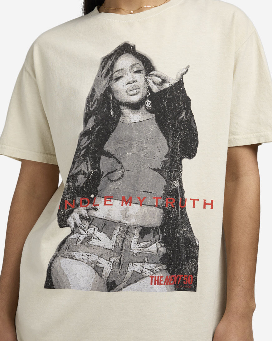 Shop Graphic Tees Saweetie Truth Tee HHA1430XX cream | SNIPES USA