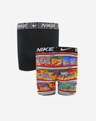 Nike Big Kids' 2PK Printed Long Boxer Briefs 9N1334-U10 Multi 3