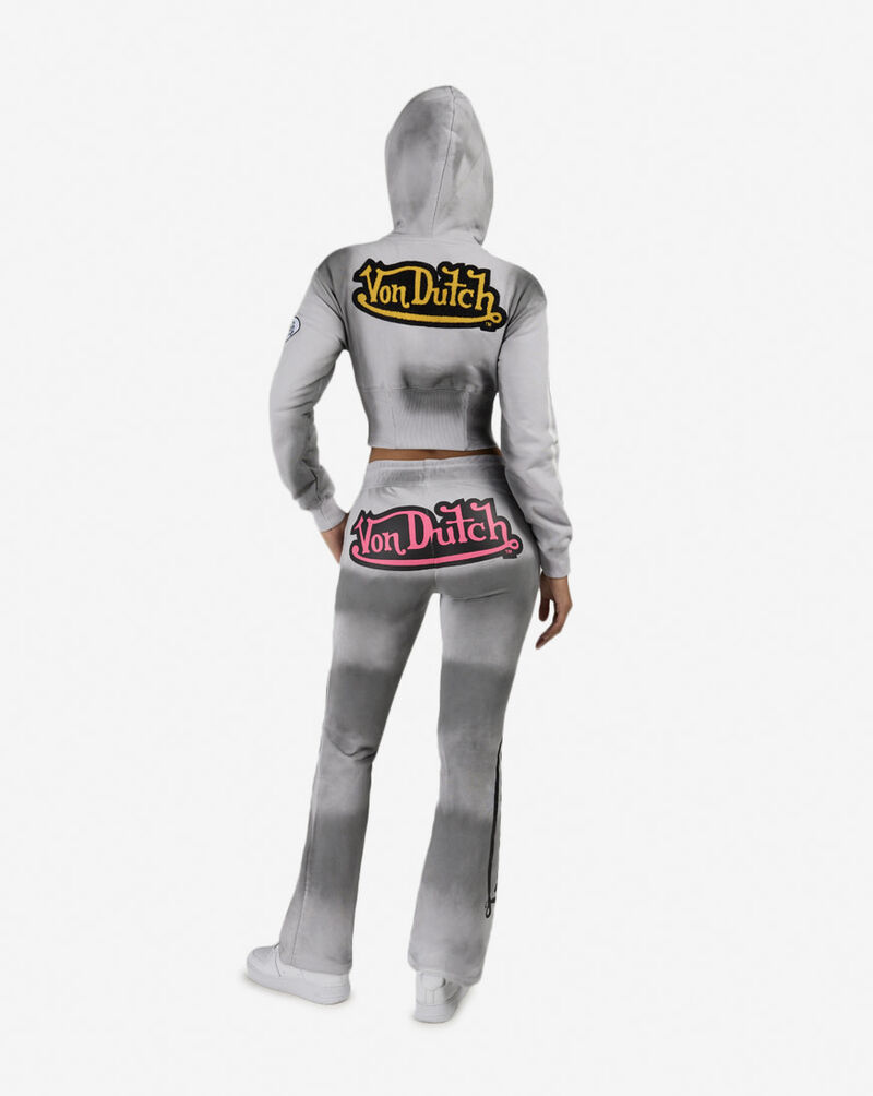 Von Dutch Fleece Patch Wide Leg Pants VND3B0241SN Multi 6