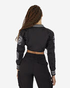 Cropped Nylon Patch Jacket