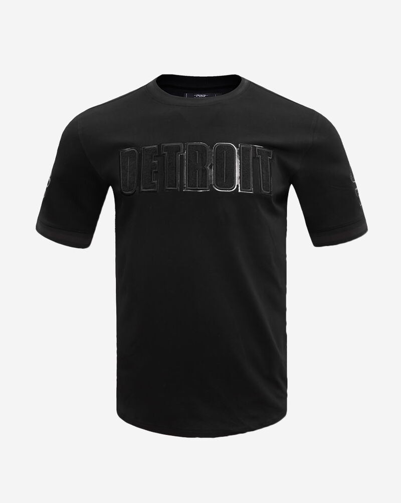PRO STANDARD Detroit Lions Triple Black Double Knit Tee FDL1410278-3BK Black 1