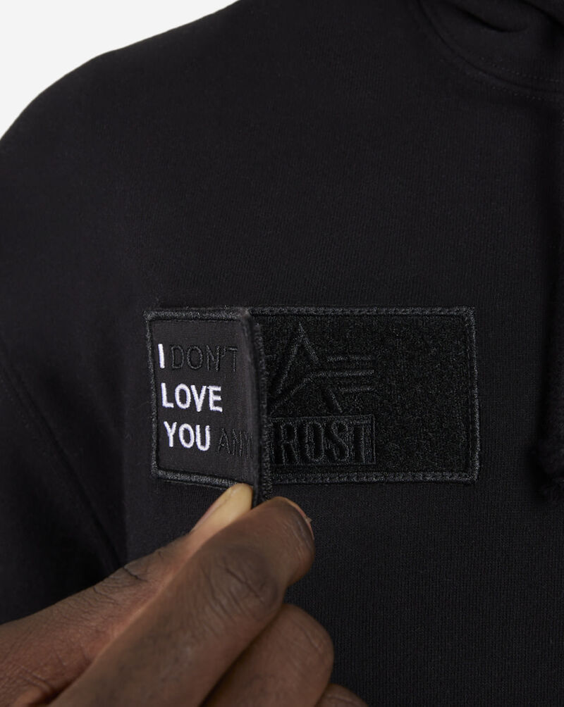 J-Frost x Alpha Industries Interchangeable Patch Hoodie CSJ53500C1-BLK Black 4