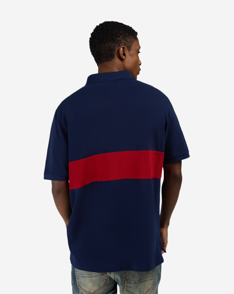 Polo Ralph Lauren Basic Mesh RL Script Chest Stripe Polo Shirt 710B14223001-NAVY Blue 2