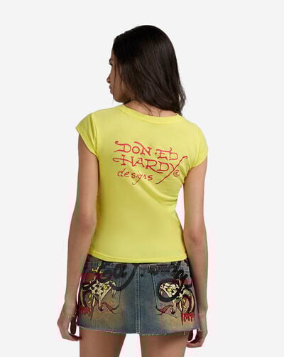 Phoenix Rhinestone Cap Sleeve Tee Phoenix Rhinestone Cap Sleeve Tee