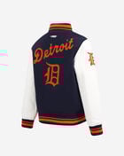 Big Boys' Detroit Tigers Retro Classic Rib Wool Varsity Jacket