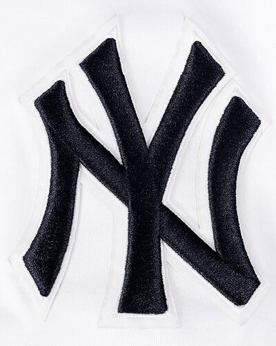 New York Yankees Classic Chenille Double Knit Pull Over Hoodie 