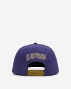 New Era 9Fifty Baltimore Ravens Retro A-Frame Snapback Hat 60974179 Purple 3