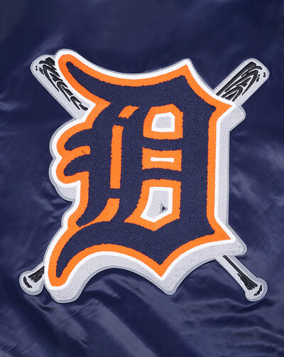 Detroit Tigers Mash Up Rib Satin Jacket 
