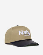 I'm Good Pebbled Leather 2tone Trucker Hat
