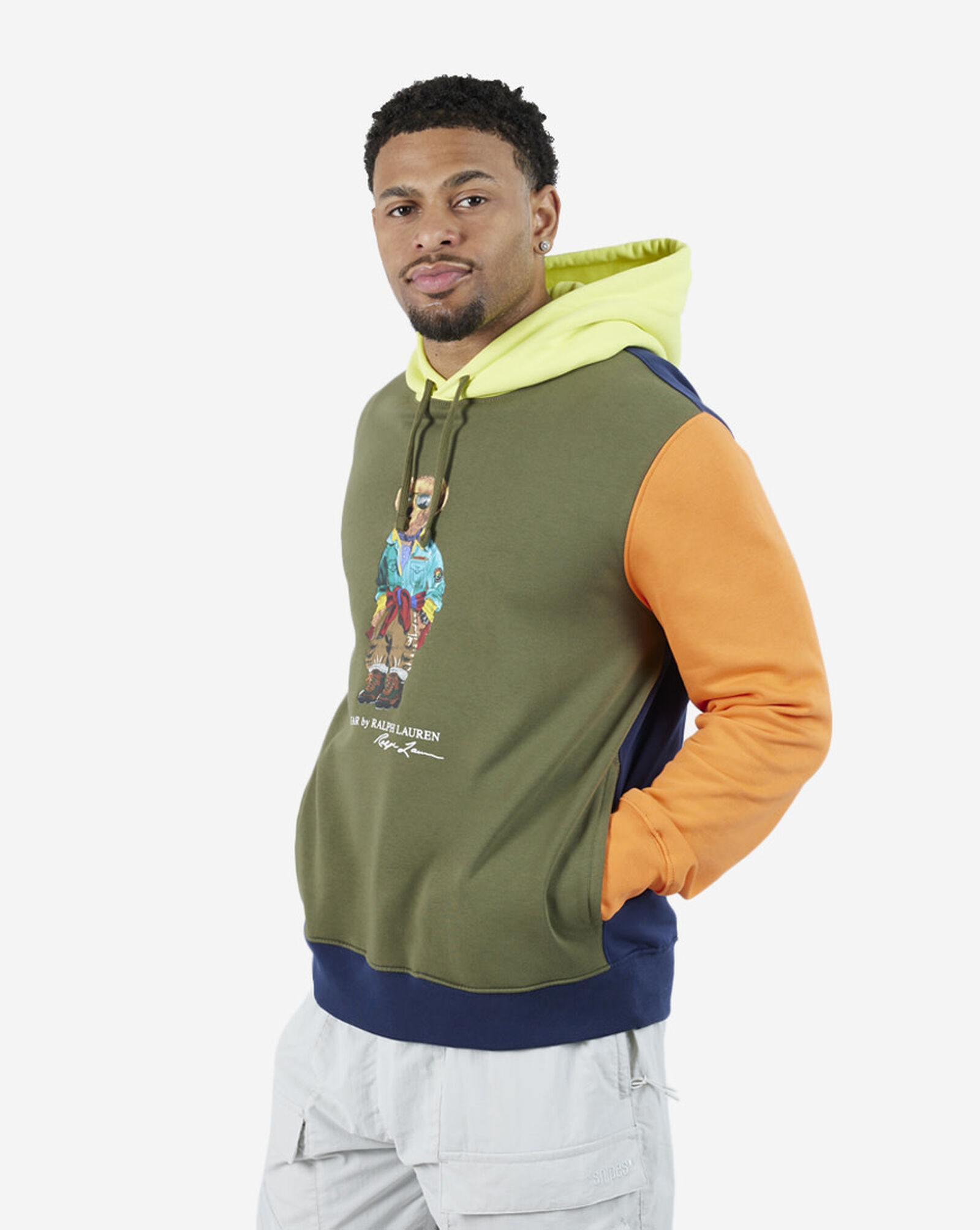 Shop Polo Ralph Lauren Polo Bear Graphic Fleece Hoodie 710853351006-SAG  green | SNIPES USA