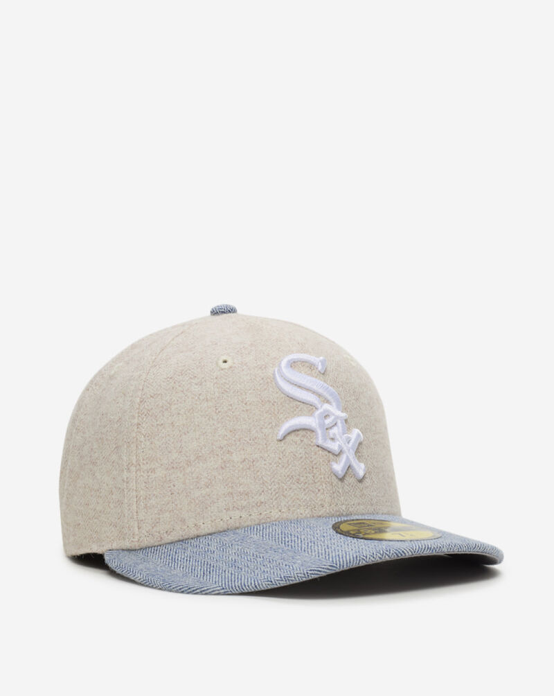 New Era 59Fifty Chicago White Sox Tweed Fitted Hat 60765616 cream 1