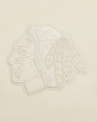 Chicago Blackhawks Neutral Drop Shoulder Fleece Pullover Hoodie
