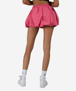 Washed Nylon Bubble Skirt