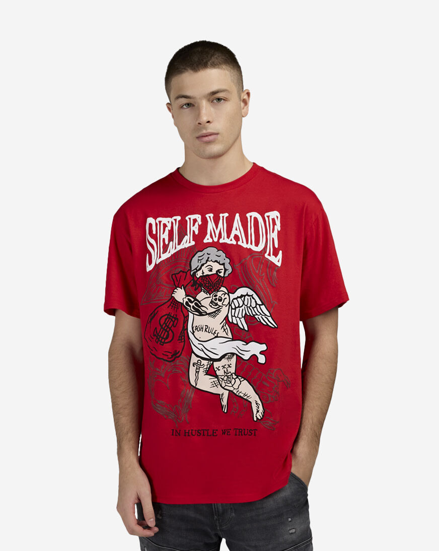 Shop Graphic Tees Self Made V-Day Tee RCS6TM-252 red | SNIPES USA